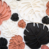 Sausr 3-D printed plant coaster in white black terracotta color in for small medium and big houseplants