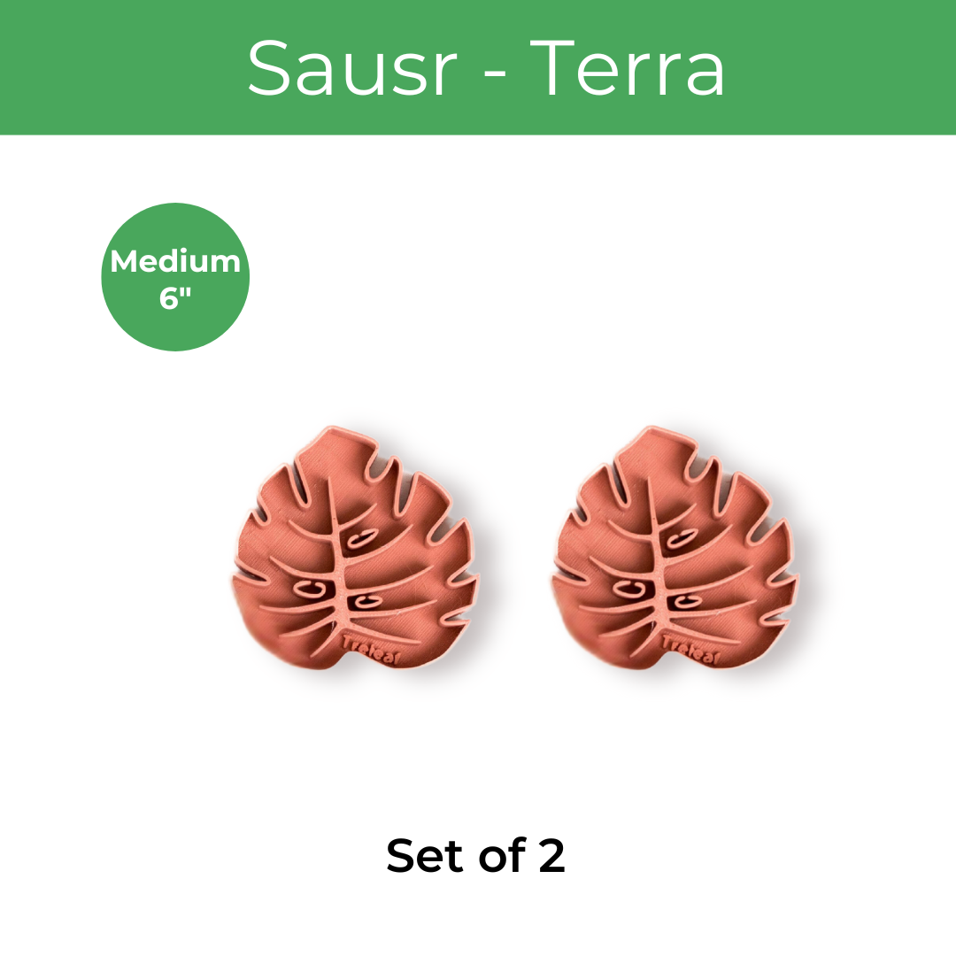 6-inch terracotta Sausr trellis made from eco-friendly PLA, stylish tray for houseplants