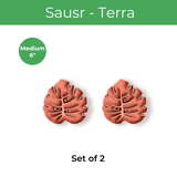 6-inch terracotta Sausr trellis made from eco-friendly PLA, stylish tray for houseplants