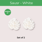 6-inch white Sausr trellis made from PLA, plant tray for indoor plants
