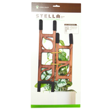 Stella modular ladder trellis made of cedarwood , stackable, plant support, ladder design for vining plants with eco friendly packaging