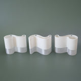 set of 3 white and translucent propagation station