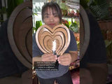 Trellove - Plant trellis inspired by Hoya Kerrii - 4 nested heart-shaped trellises + heart label
