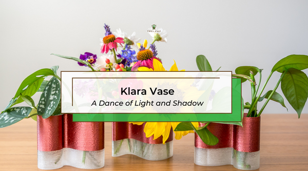 Klara Vase: A Dance of Light and Shadow