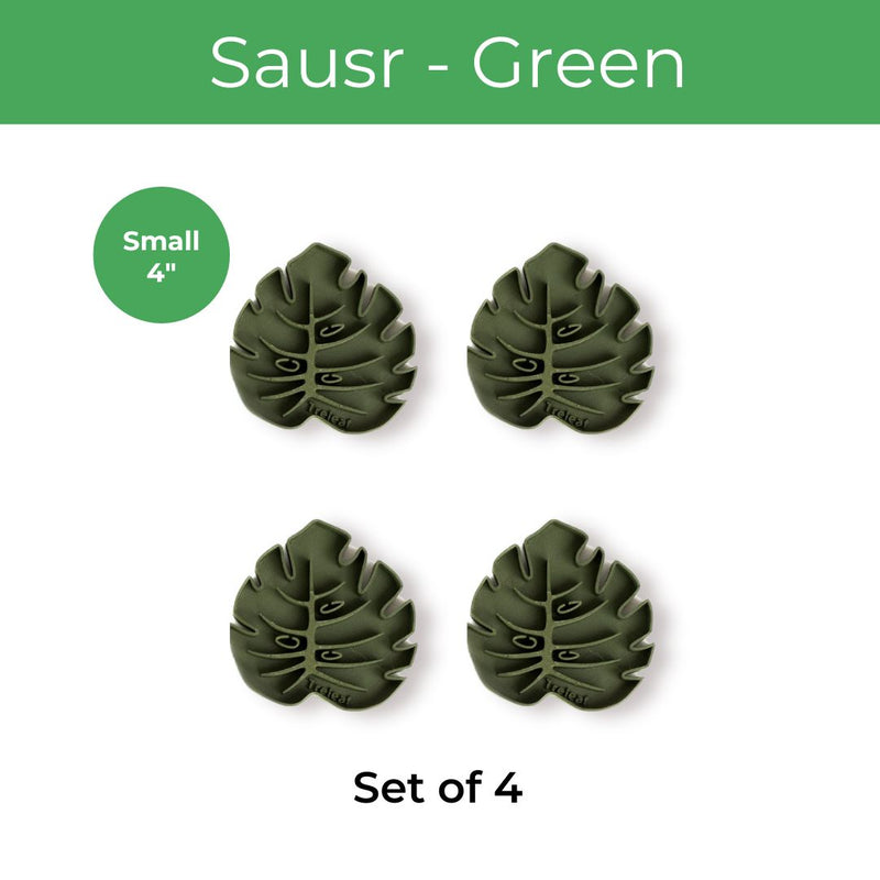 Sausr in green color, 3 different sizes 4 inches, 6 inches, 10 inches for houseplant mounting
