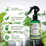 Urban Gardener Complete Houseplant Care System | Core Trio Plant Care Kit - Say No To Bugs, Super Growth Elixir, Leaf Radiance