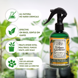 Urban Gardener Complete Houseplant Care System | Core Trio Plant Care Kit - Say No To Bugs, Super Growth Elixir, Leaf Radiance