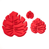 Sausr houseplant saucer in holiday limited edition red color 