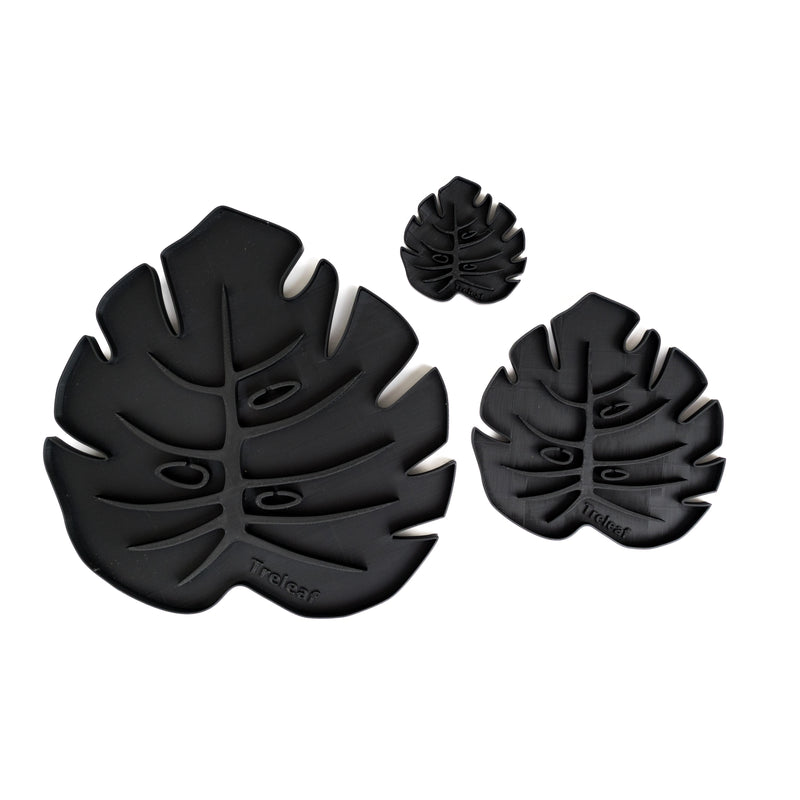 Sausr in black color, 3 different sizes 4 inches, 6 inches, 10 inches for houseplant mounting
