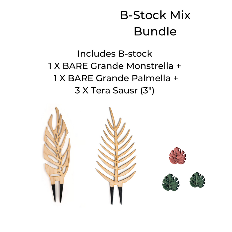 B-stock Mix Bundle - 1 X Grande Monstrella + 1 X Grande Palmella + 3 X Tera 3" Sausr