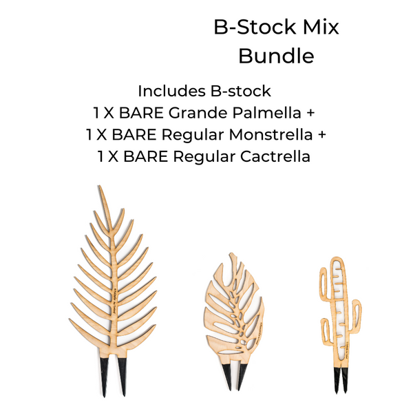 B-stock Mix Bundle - 1 X Grande Palmella + 1 X Regular Monstrella + 1 X Regular Cactrella