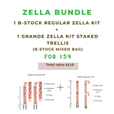Zella Bundle - B-Stock - Wooden Extendable Plant Support